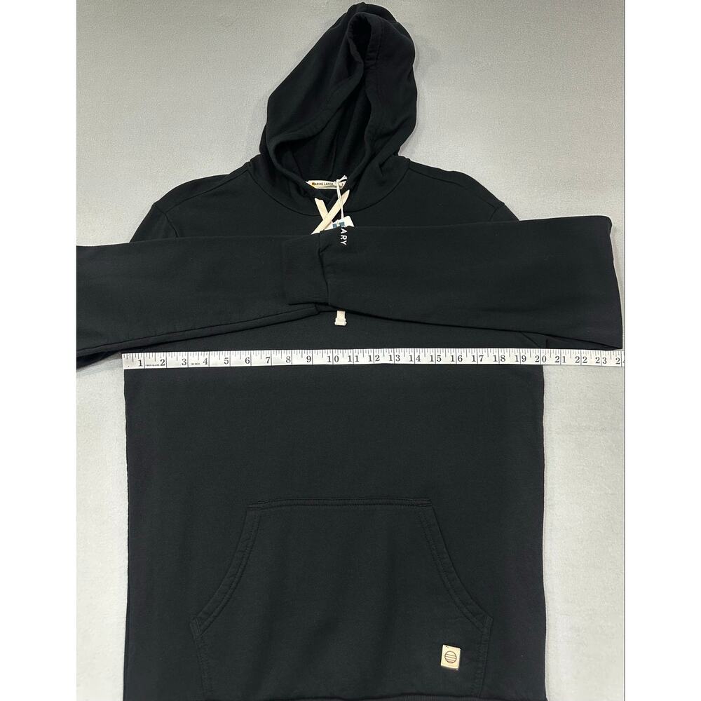 NWT Marine Layer x Contrary Pullover Hoodie Black Kangaroo Pocket Size M - Picture 12 of 14